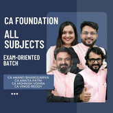 CA Foundation All Subjects | Exam-Oriented Batch | For Jan 26 Exams